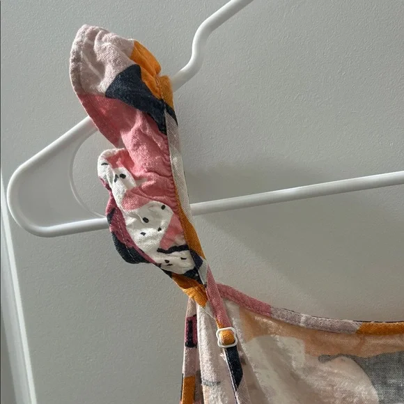 Sadie + Sage Printed Mini Sleeveless Dress with Flutter Sleeves - Picture 6 of 6